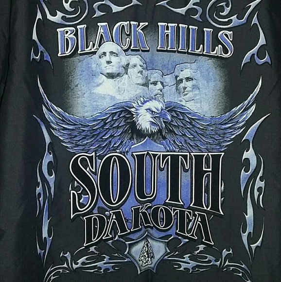 HARLEY DAVIDSON SHIRT Black Hills Mount Rushmore r - Picture 3 of 6